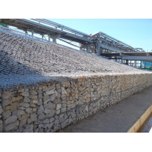 Schwere verzinkte Sechskant-Maschendraht-Gabion-Box für Dam-Schutz, Bau Gabion Stützmauer